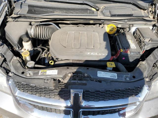 2C4RDGCG8GR242242 - 2016 DODGE GRAND CARA SXT SILVER photo 11