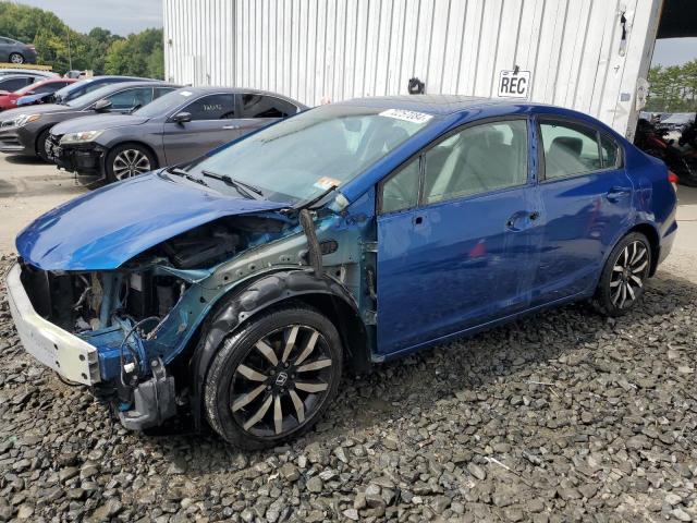 19XFB2F90FE249176 - 2015 HONDA CIVIC EXL ლურჯი ფოტო 1