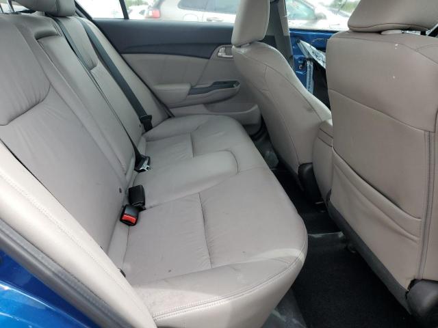 19XFB2F90FE249176 - 2015 HONDA CIVIC EXL ლურჯი ფოტო 10
