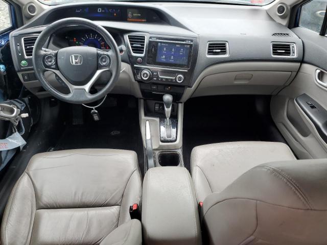 19XFB2F90FE249176 - 2015 HONDA CIVIC EXL ლურჯი ფოტო 8