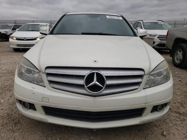 WDDGF85X58F119968 - 2008 MERCEDES-BENZ C 230 4MATIC WHITE photo 5