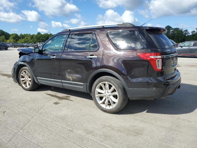 1FM5K8D82EGA07010 - 2014 FORD EXPLORER XLT BROWN photo 2