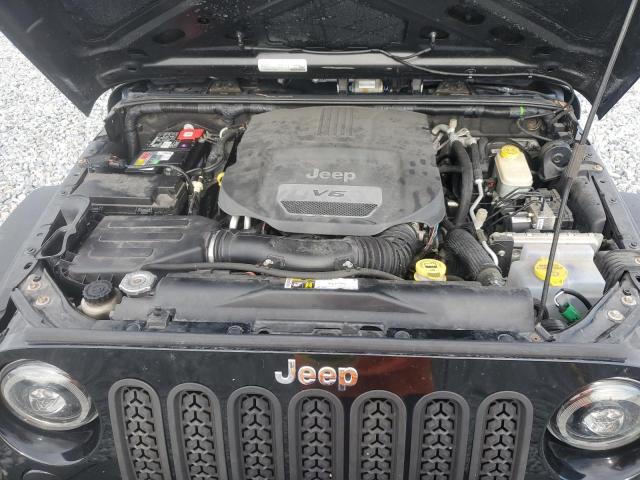 1C4AJWAG5FL747519 - 2015 JEEP WRANGLER SPORT BLACK photo 11