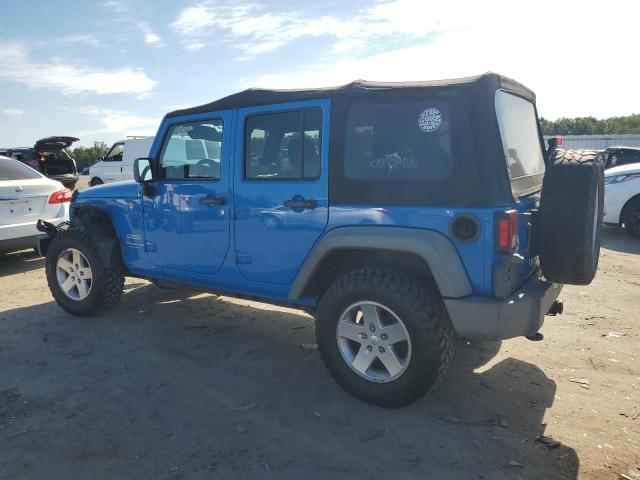 1C4BJWDGXCL157943 - 2012 JEEP WRANGLER U SPORT Mavi foto 2