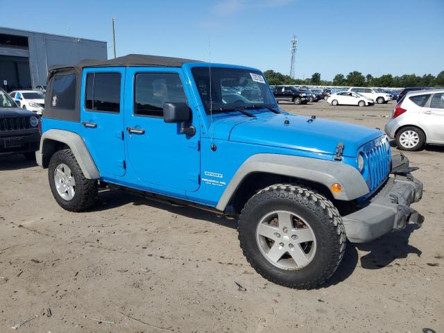 1C4BJWDGXCL157943 - 2012 JEEP WRANGLER U SPORT Mavi foto 4