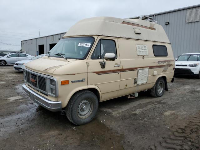 2GDEG25H6F4517628 - 1985 GMC RALLY WAGO G2500 TAN photo 1