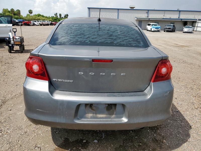 1C3CDZCB5CN153598 - 2012 DODGE AVENGER SXT Մոխրագույն լուսանկար 6
