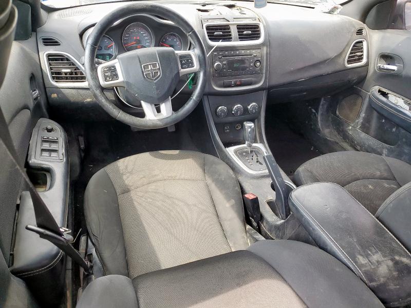 1C3CDZCB5CN153598 - 2012 DODGE AVENGER SXT Մոխրագույն լուսանկար 8