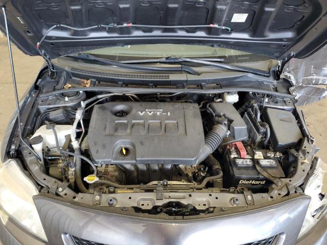 JTDBL40E099030207 - 2009 TOYOTA COROLLA BASE GRAY photo 11