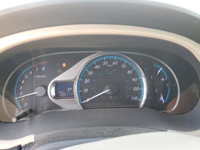 5TDYK3DC5BS105605 - 2011 TOYOTA SIENNA XLE 白色 照片 9