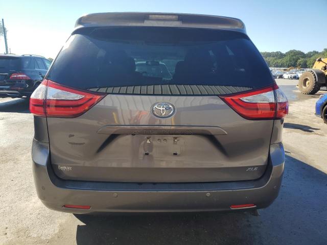 5TDYK3DC2FS688690 - 2015 TOYOTA SIENNA XLE GRAY photo 6