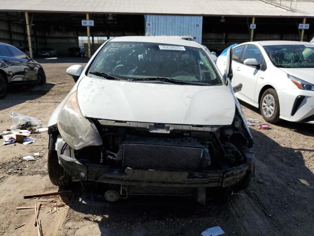 KNADM5A31C6054756 - 2012 KIA RIO LX WHITE photo 5