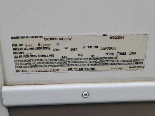 4V0FC302951005063 - 2005 CROS SROADS CREAM photo 10