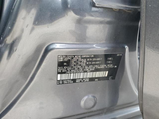 JTMZFREV8FD053920 - 2015 TOYOTA RAV4 LE GRAY photo 13