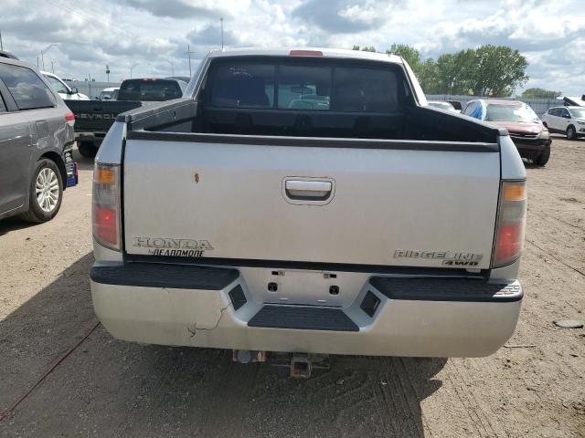 2HJYK16557H549894 - 2007 HONDA RIDGELINE RTL SILVER photo 6