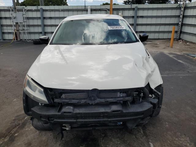 3VW2K7AJXEM209248 - 2014 VOLKSWAGEN JETTA BASE თეთრი ფოტო 5