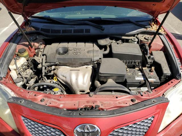 4T1BF3EK7BU610214 - 2011 TOYOTA CAMRY BASE RED photo 11