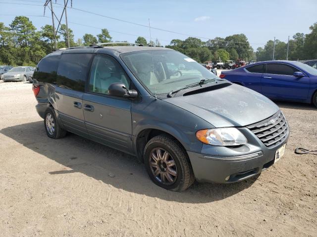 2C8GP64L45R243291 - 2005 CHRYSLER TOWN & COU LIMITED TEAL photo 4