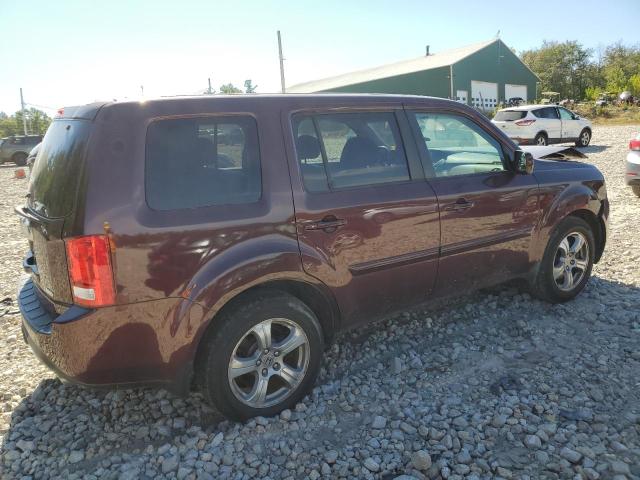 5FNYF4H58CB026649 - 2012 HONDA PILOT EXL RED photo 3