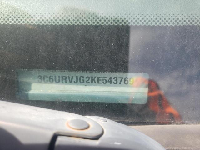 3C6URVJG2KE543769 - 2019 RAM PROMASTER 3500 HIGH ლურჯი ფოტო 13