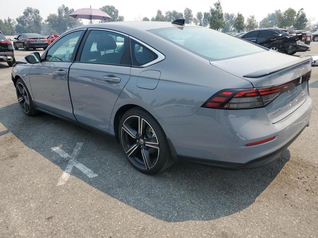 1HGCY2F59PA061177 - 2023 HONDA ACCORD HYBRID SPORT GRAY photo 2