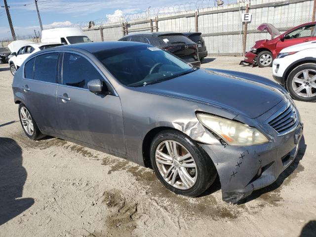 JN1CV6AP2AM407263 - 2010 INFINITI G37 BASE GRAY photo 4