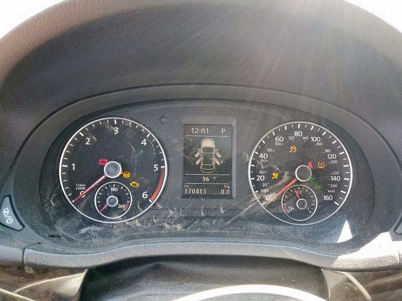 1VWCN7A34EC099389 - 2014 VOLKSWAGEN PASSAT SEL შავი ფოტო 9