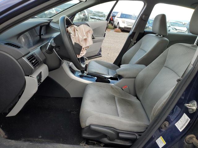 1HGCR2F33EA048305 - 2014 HONDA ACCORD LX BLUE photo 7