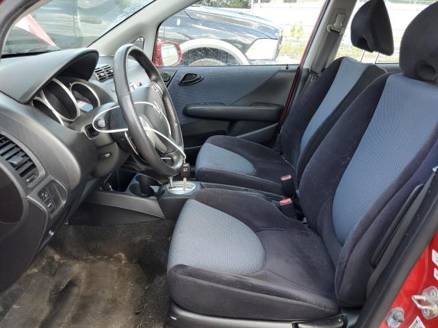 JHMGD38658S003231 - 2008 HONDA FIT SPORT RED photo 7