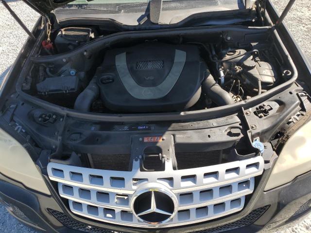 4JGBB8GB1AA603832 - 2010 MERCEDES-BENZ ML 350 4MATIC BLACK photo 12