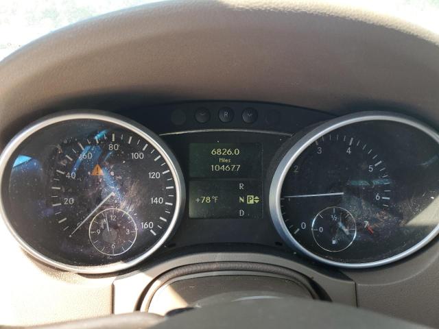 4JGBB8GB1AA603832 - 2010 MERCEDES-BENZ ML 350 4MATIC BLACK photo 9