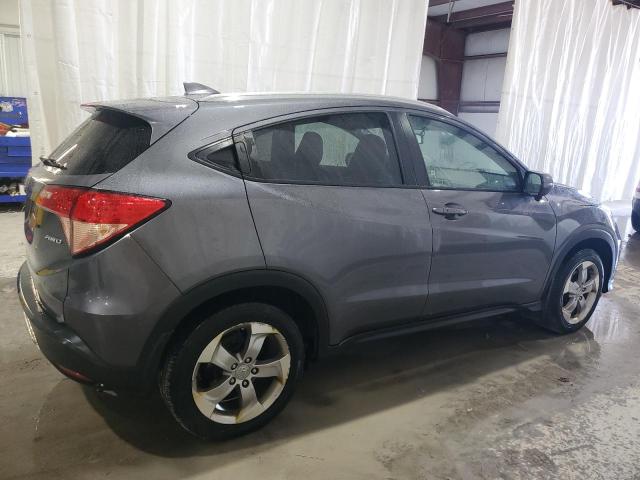 3CZRU6H76HM726271 - 2017 HONDA HR-V EXL ნაცრისფერი ფოტო 3