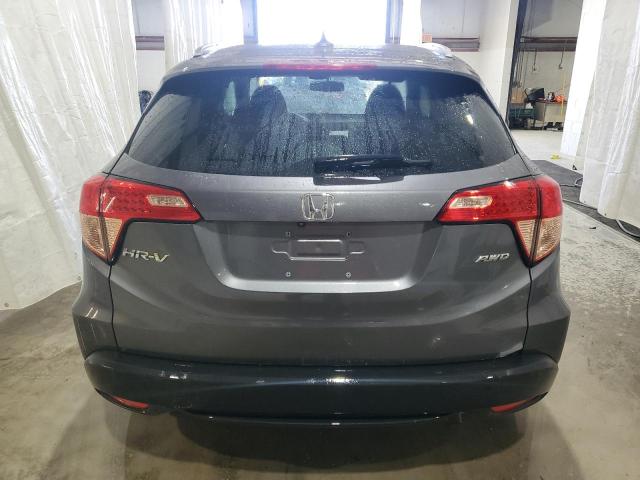 3CZRU6H76HM726271 - 2017 HONDA HR-V EXL ნაცრისფერი ფოტო 6