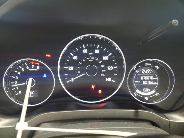 3CZRU6H76HM726271 - 2017 HONDA HR-V EXL ნაცრისფერი ფოტო 9