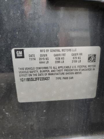 1G11B5SL2FF228437 - 2015 CHEVROLET MALIBU LS Grau Foto 13