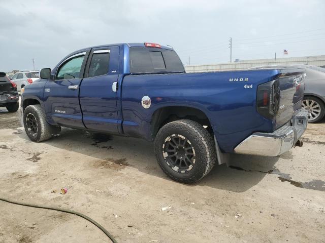 5TFUY5F11EX337816 - 2014 TOYOTA TUNDRA DOUBLE CAB SR/SR5 BLUE photo 2