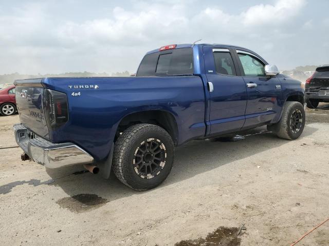 5TFUY5F11EX337816 - 2014 TOYOTA TUNDRA DOUBLE CAB SR/SR5 BLUE photo 3