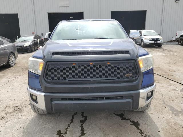 5TFUY5F11EX337816 - 2014 TOYOTA TUNDRA DOUBLE CAB SR/SR5 BLUE photo 5
