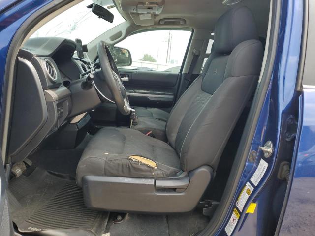 5TFUY5F11EX337816 - 2014 TOYOTA TUNDRA DOUBLE CAB SR/SR5 BLUE photo 7