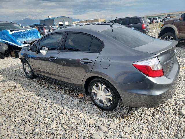 JHMFB4F27CS000637 - 2012 HONDA CIVIC HYBRID ნაცრისფერი ფოტო 2