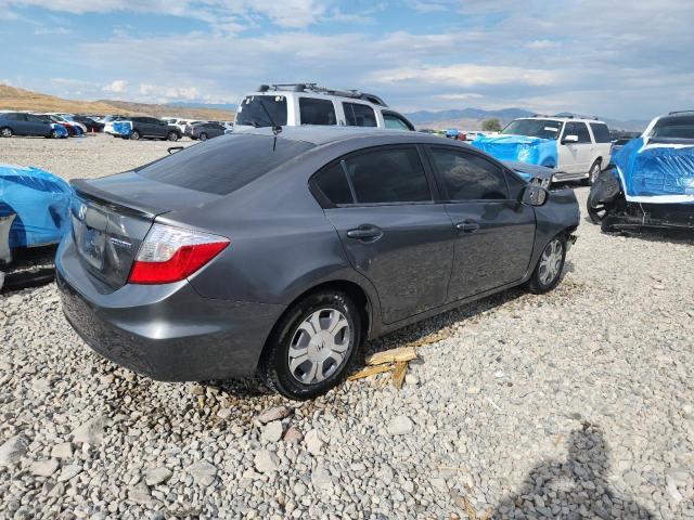 JHMFB4F27CS000637 - 2012 HONDA CIVIC HYBRID ნაცრისფერი ფოტო 3