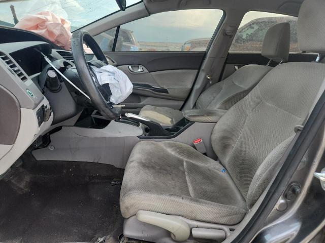 JHMFB4F27CS000637 - 2012 HONDA CIVIC HYBRID ნაცრისფერი ფოტო 7