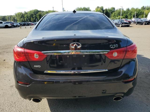 JN1BV7AR8FM402840 - 2015 INFINITI Q50 BASE BLACK photo 6