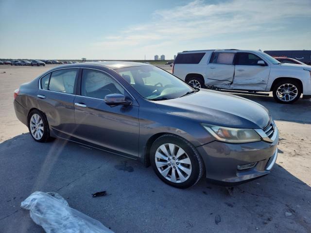1HGCR2F84DA054348 - 2013 HONDA ACCORD EXL GRAY photo 4