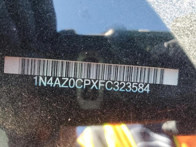 1N4AZ0CPXFC323584 - 2015 NISSAN LEAF S GRAY photo 12