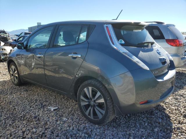 1N4AZ0CPXFC323584 - 2015 NISSAN LEAF S GRAY photo 2