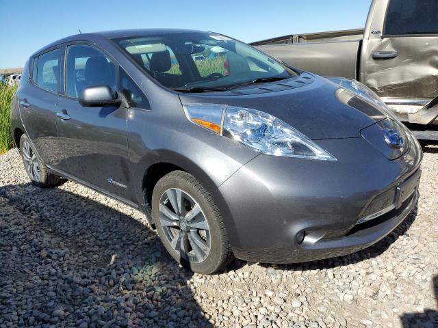 1N4AZ0CPXFC323584 - 2015 NISSAN LEAF S GRAY photo 4