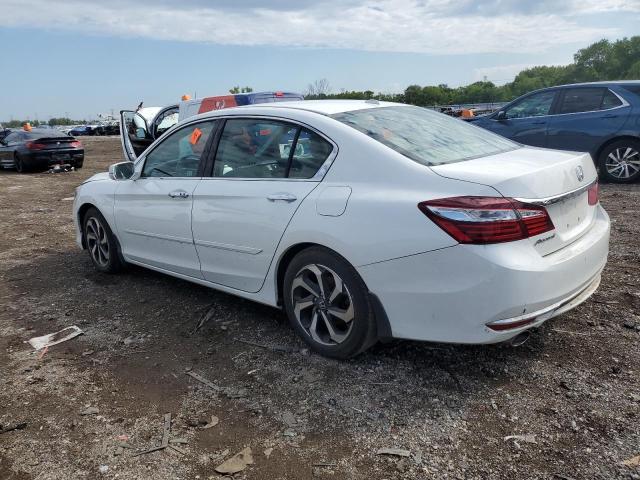 1HGCR3F03GA000995 - 2016 HONDA ACCORD EXL WHITE photo 2