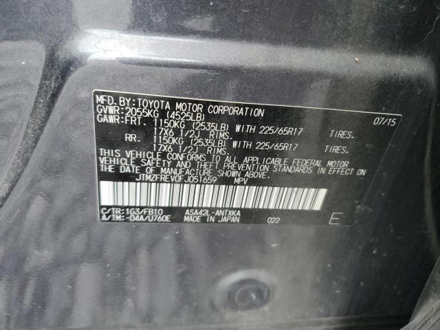 JTMZFREV0FJ051659 - 2015 TOYOTA RAV4 LE GRAY photo 13