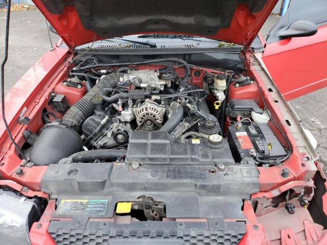 1FAFP42XX2F237785 - 2002 FORD MUSTANG GT RED photo 11